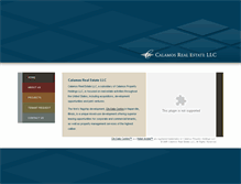 Tablet Screenshot of calamosrealestate.com